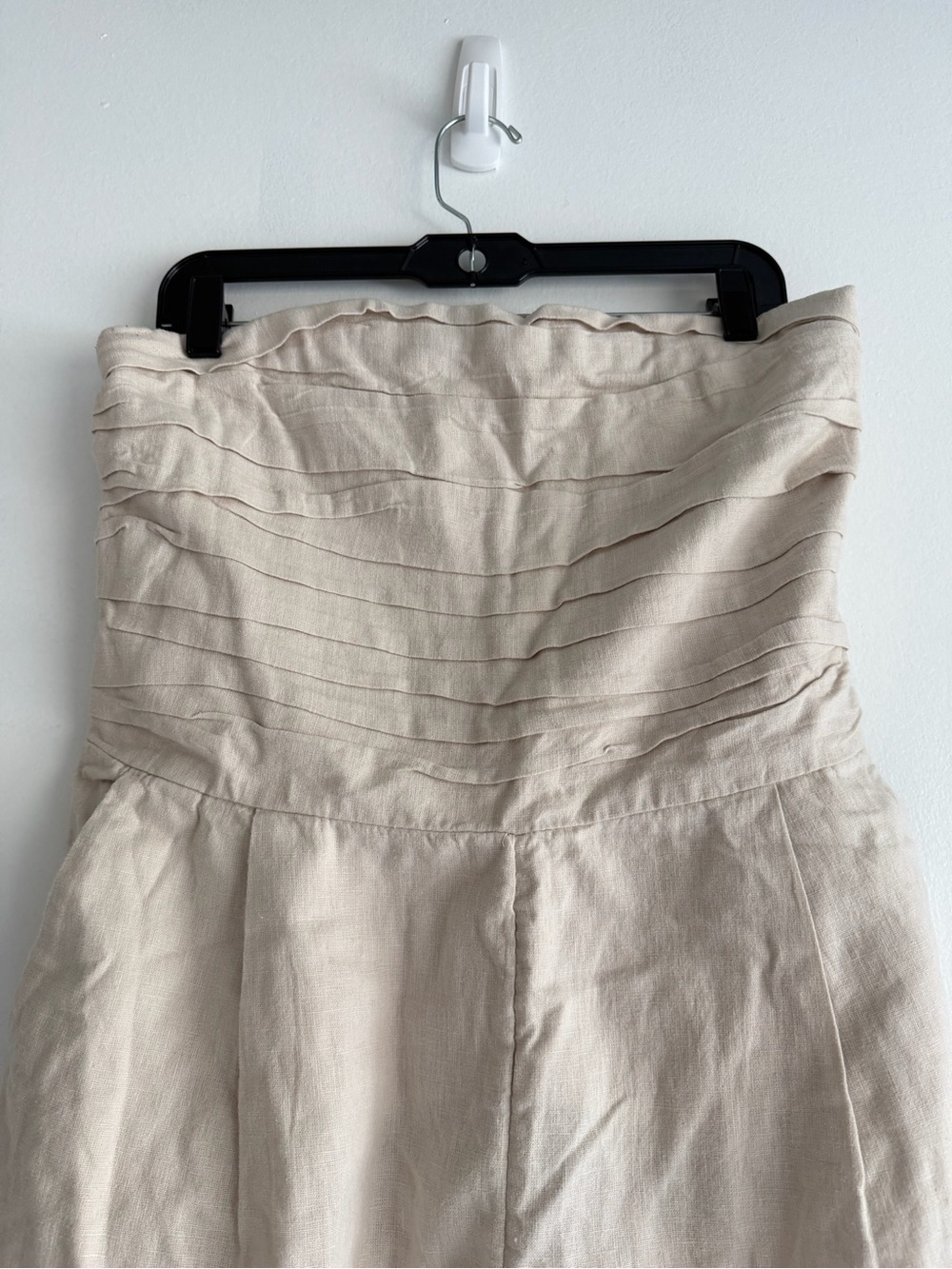 Abercrombie & Fitch Emerson Linen Blend Strapless Jumpsuit Large 8687 - Picture 6 of 11